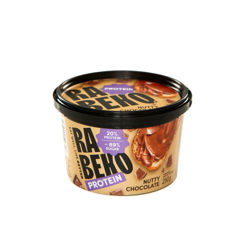 Protein Nutty Chocolate 250g. - Rabeko 
