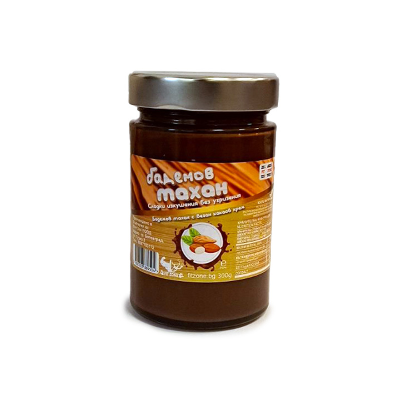Бадемов тахан с веган какаов крем 300гр. - Fit Zone