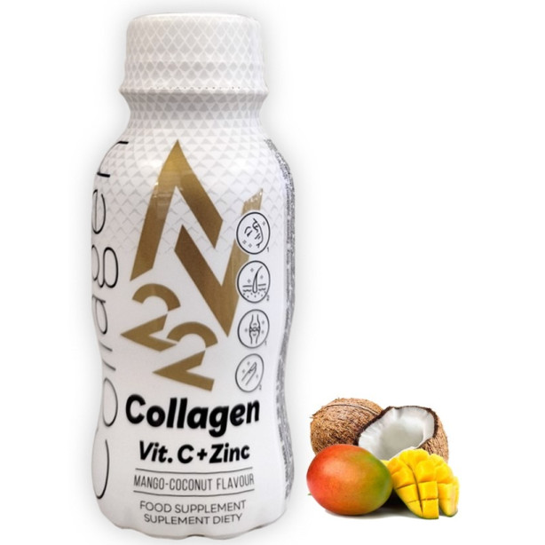 Collagen+Vit C+Zinc Shot 100 ml. - Mango-Coconut - Nutrition 22