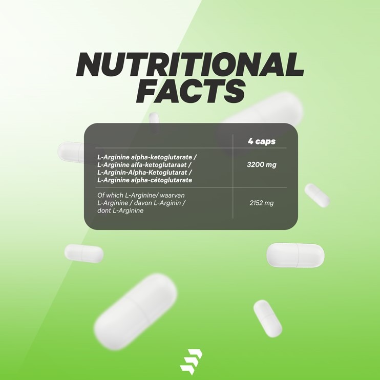 L-Arginine - AAKG - 120 caps. - Empose Nutrition