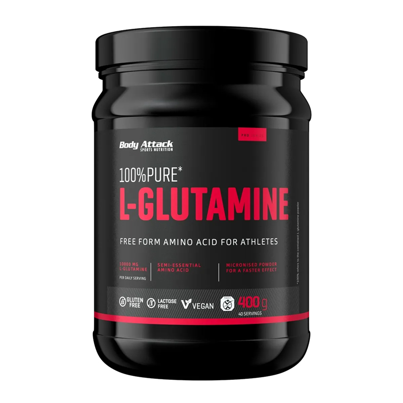 100% Pure L-glutamine 400g. - Body Attack