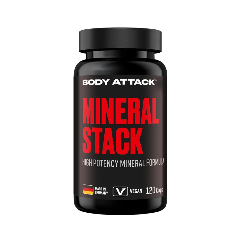 Minerals Stack 120 caps. - Body Attack