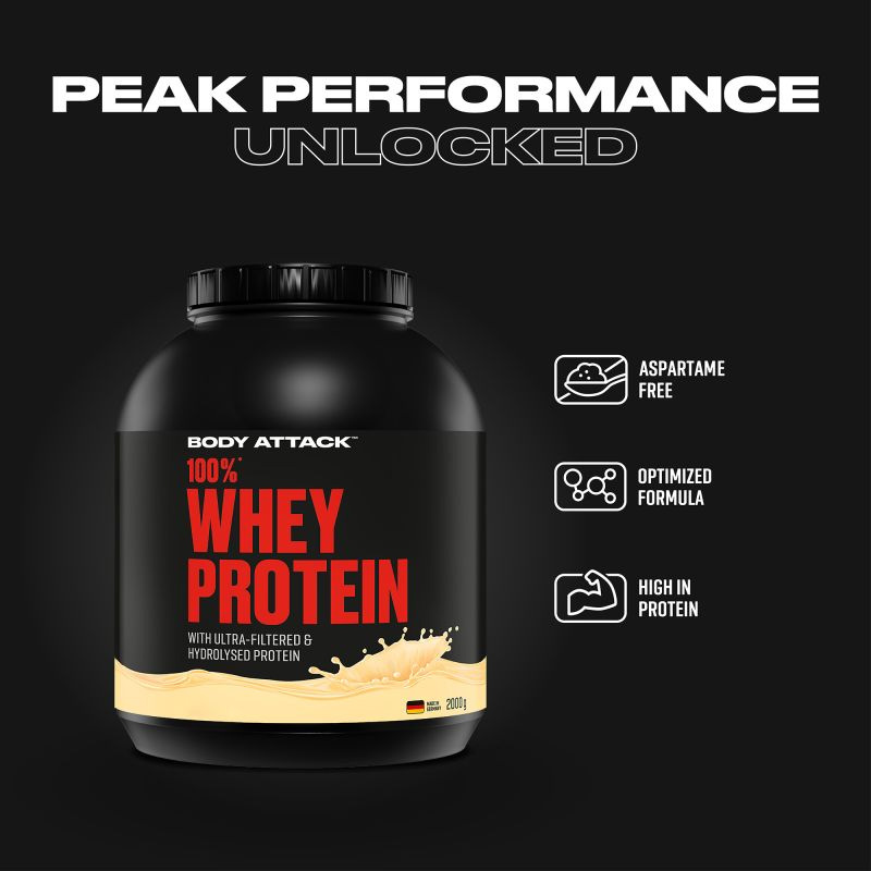 100% Whey Protein 2000g. - Body Attack