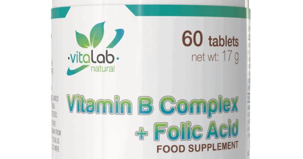 Vitamin B-Complex+Folic Acid 60 tabl. - VitaLab