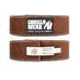 Трибойски кожен колан с лостов механизъм 4 Inch Leather Lever Belt – Brown - Gorilla Wear