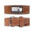 Трибойски кожен колан 4 Inch Leather Lifting Belt – Brown - Gorilla Wear