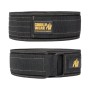 Колан с велкро закопчаване 4 Inch Nylon Lifting Belt – Black/Gold - Gorilla Wear