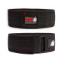 Колан с велкро закопчаване 4 Inch Nylon Lifting Belt – Black/Red - Gorilla Wear