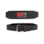 Кожен колан 4 Inch Padded Leather Lifting Belt – Black/Red - Gorilla Wear