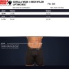 Колан с велкро закопчаване 4 Inch Nylon Lifting Belt – Black/Red - Gorilla Wear