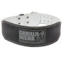 Кожен колан 4 Inch Padded Leather Belt – Black/Gray - Gorilla Wear