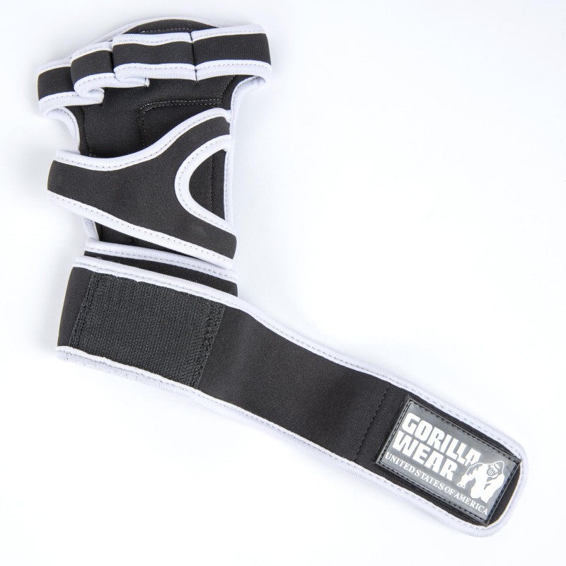 Ръкавици за фитнес и кросфит Yuma Weight Lifting Workout Gloves - Black/White - Gorilla Wear