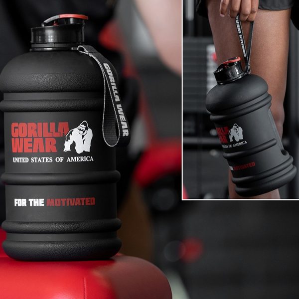 Туба за вода Water Jug 2.2L – Black - Gorilla Wear