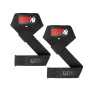 Противоплъзгащи фитили Padded Silicone Lifting Straps – Black - Gorilla Wear