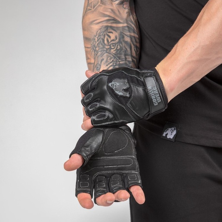 Ръкавици за фитнес Mitchell Training gloves, Black - Gorilla Wear