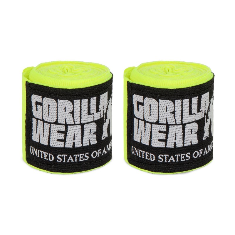 Бинтове бокс Boxing Hand Wraps – Yellow – 2.5m-3m-4m - Gorilla Wear