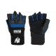 Кожени ръкавици за фитнес Dallas Wrist Wrap Gloves – Black/Blue - Gorilla Wear