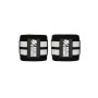 Ластични бинтове за лакти Elbow Wraps – Black/White - Gorilla Wear