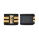 Ластични бинтове за крака Knee Wraps – Black/Gold – 250 cm - Gorilla Wear