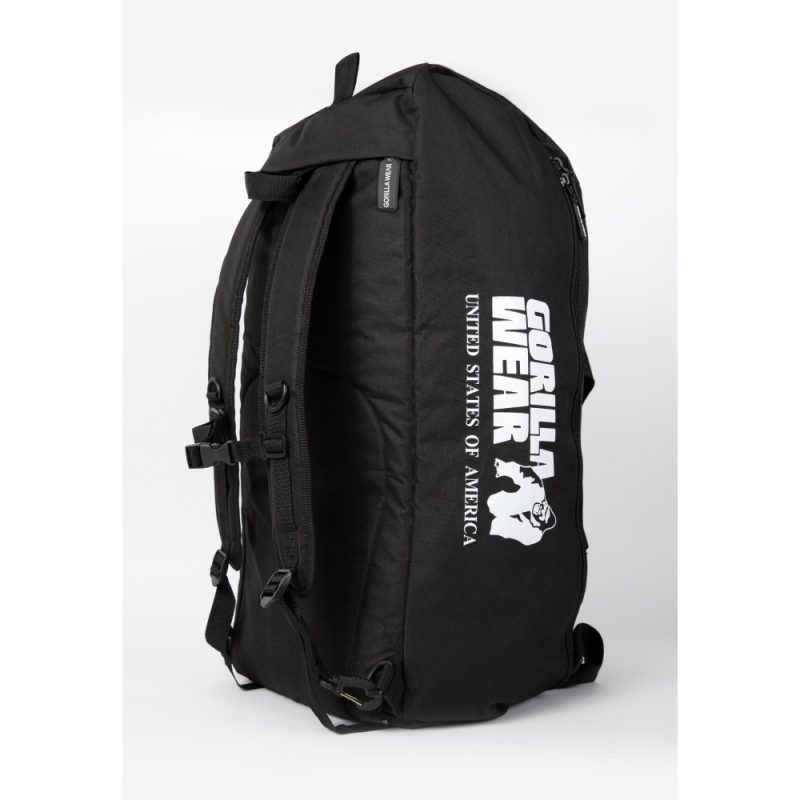 2 в 1 спортен сак и раница Norris Hybrid Gym Bag/Backpack – Black - Gorilla Wear