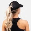 Дамска шапка за конска опашка Sharon Ponytail Cap – Black - Gorilla Wear