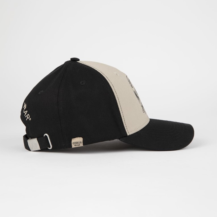 Шапка с козирка Buckley Cap – Black/Beige - Gorilla Wear