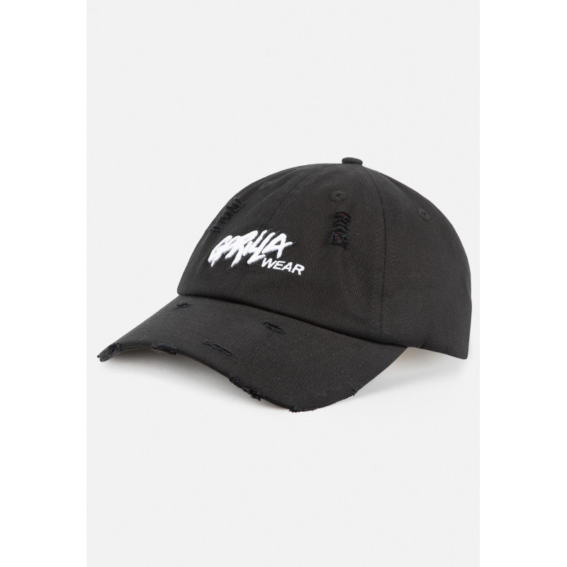 Шапка с козирка Galway Distressed Cap – Black - Gorilla Wear