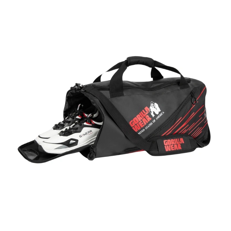Сак за фитнес Ohio Gym Bag – Black/Red - Gorilla Wear