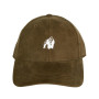 Шапка с козирка Cody Suede Cap – Army Green - Gorilla Wear