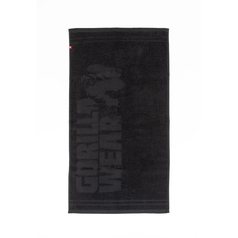 Средна хавлиена кърпа Medium Towel – Black - Gorilla Wear