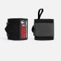 Ластични бинтове за китки Wrist Wraps Ultra – Black/Black - Gorilla Wear