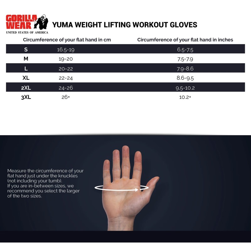 Ръкавици за фитнес и кросфит Yuma Weight Lifting Workout Gloves - Gorilla Wear