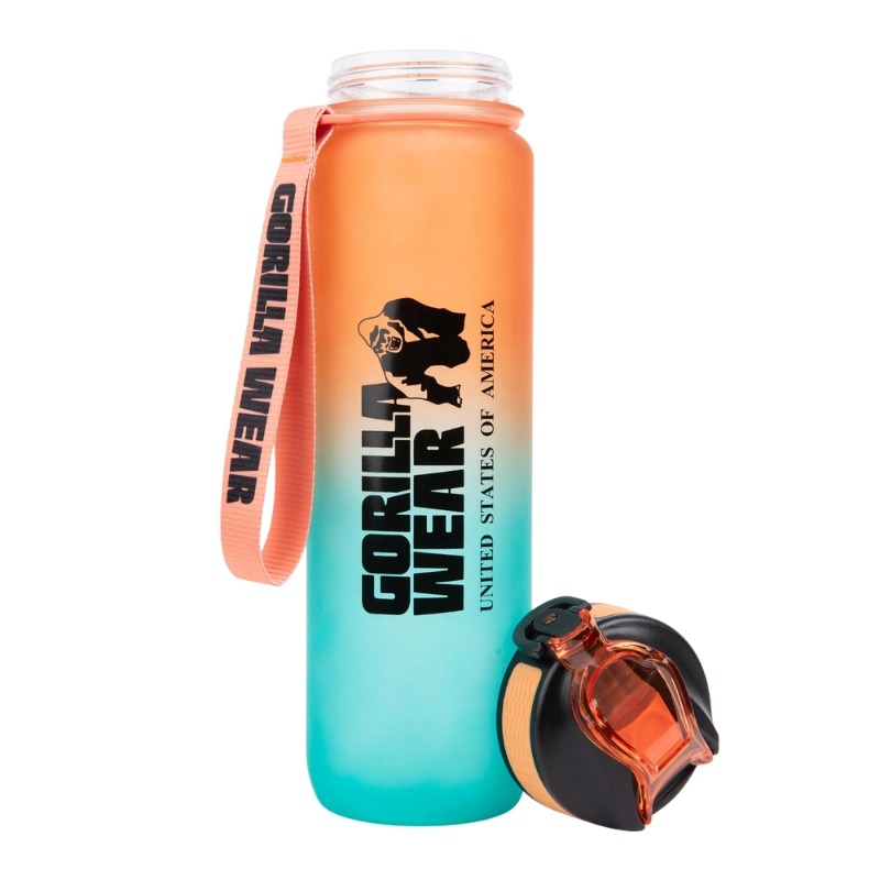 Бутилка за вода Gradient Water Bottle 1000ML – Green/Orange - Gorilla Wear