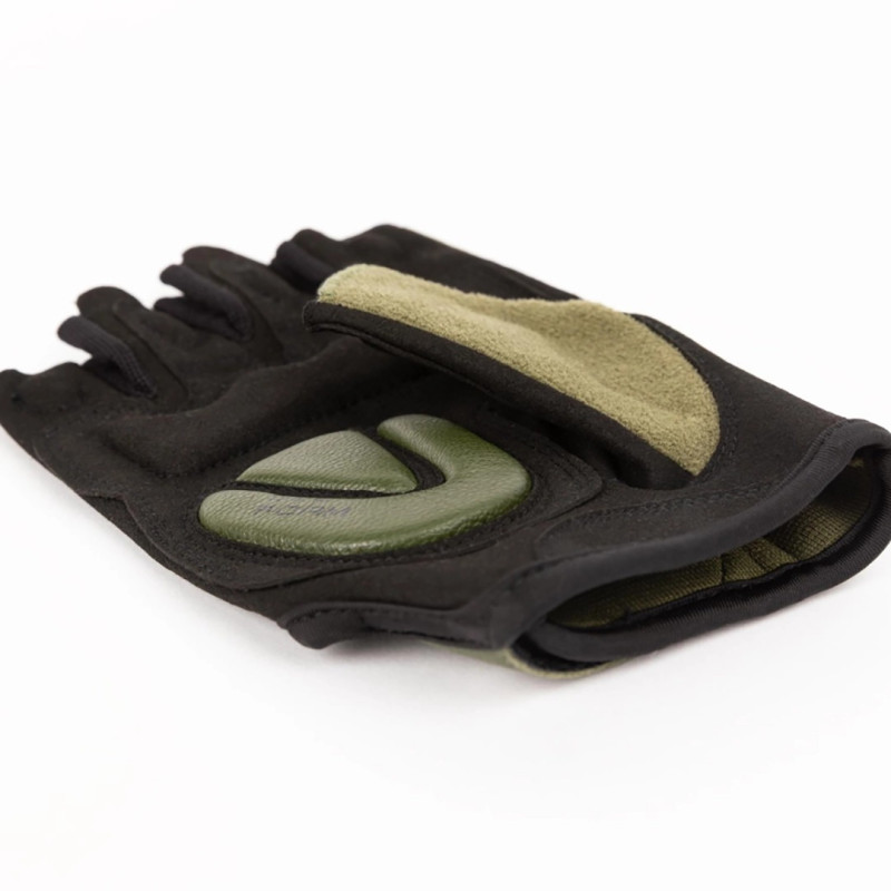 Кожени ръкавици за фитнес Mitchell Training Gloves 2.0 – Black/Army Green - Gorilla Wear