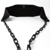 Колан с верига за кофички/набирания Nylon Dip Belt – Black - Gorilla Wear
