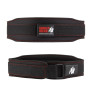 Дамски колан 4 Inch Women’s Lifting Belt – Black/Red Stitched - Gorilla Wear
