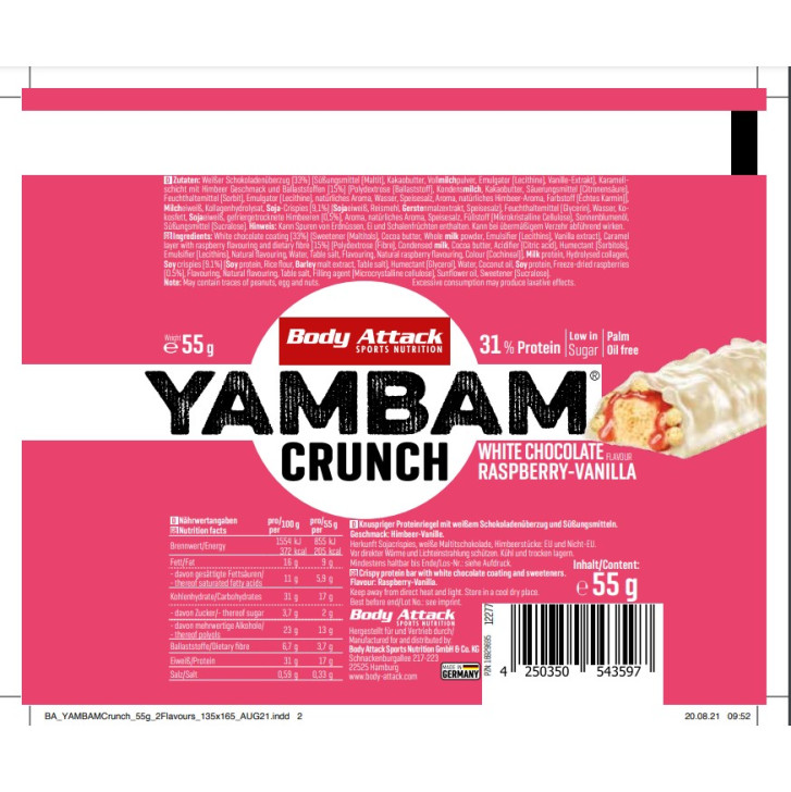 Yam Bam CRUNCH 55g. - BodyAttack