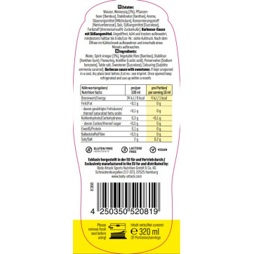 American BBQ Sauce 320 ml. - Body Attack